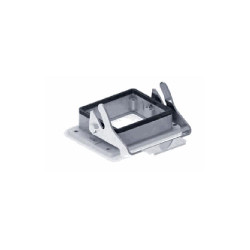 Embase encastrée 32B, Aluminium moulé sous pression, acier inoxydable, IP67, Sortie basse